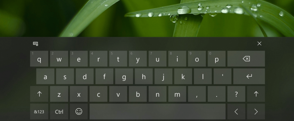 Новая версия сенсорной клавиатуры на Windows 10