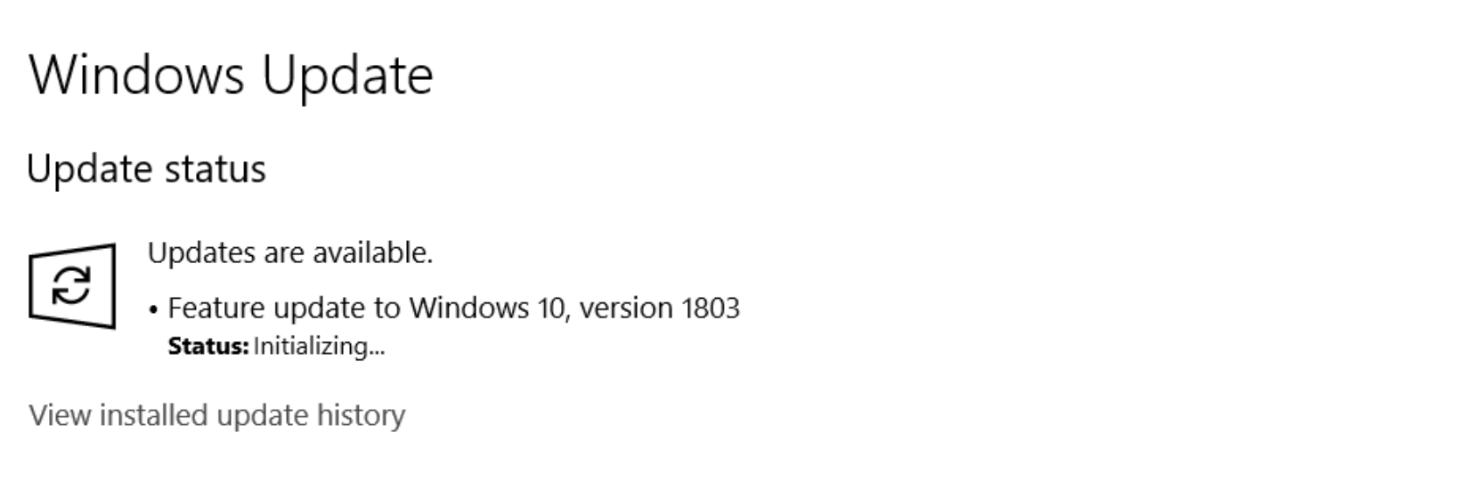 Обновления Windows 10 не доступны