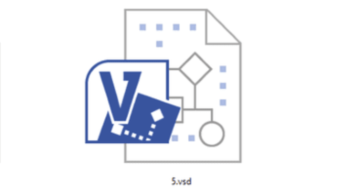 Иконка файла в формате .VSD